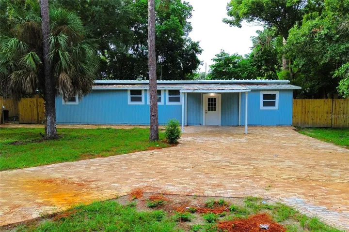 FRONT AND PAVER DRIVE WAY