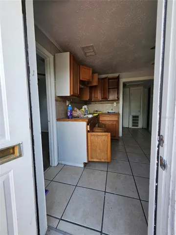 just inside the front door