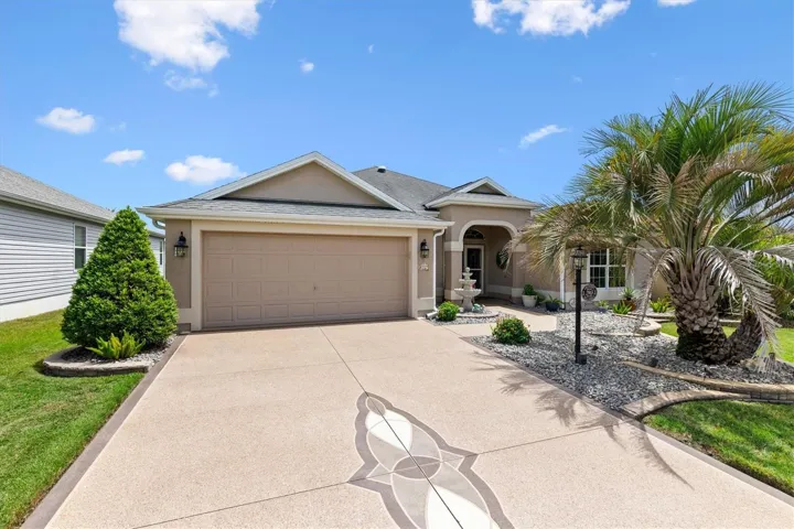 Custom Painted Driveway