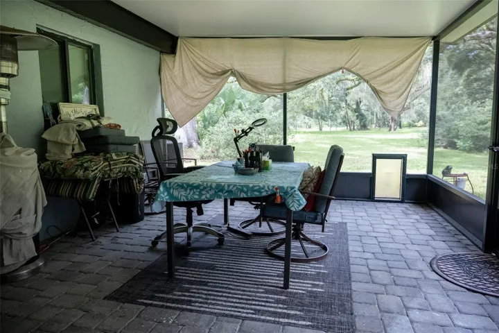 Screened patio