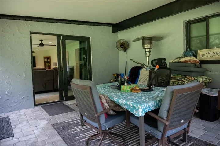 Screened patio