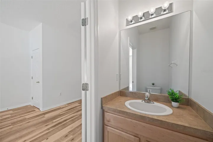 Downstairs Powder Room w/Commode