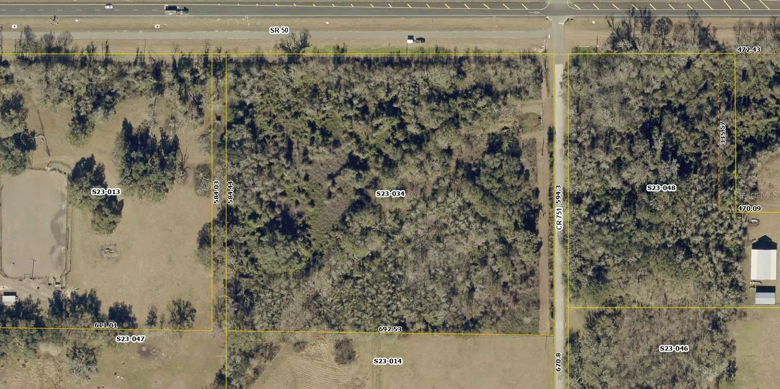 Aerial View w/dimension