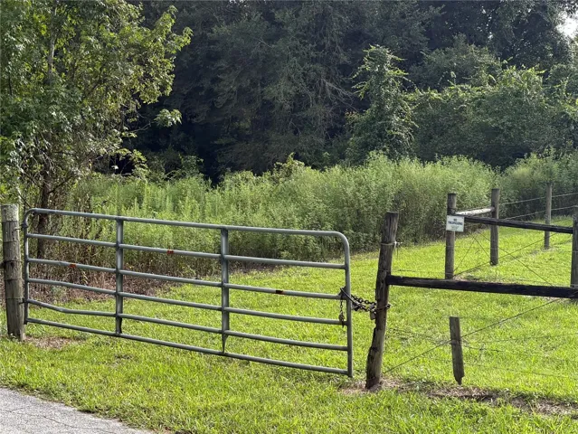 Gated Entrance to the Property