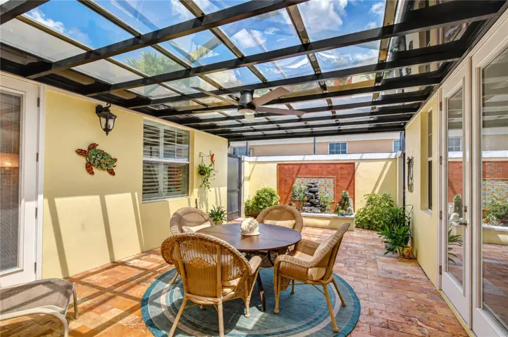 Stunning Covered Courtyard