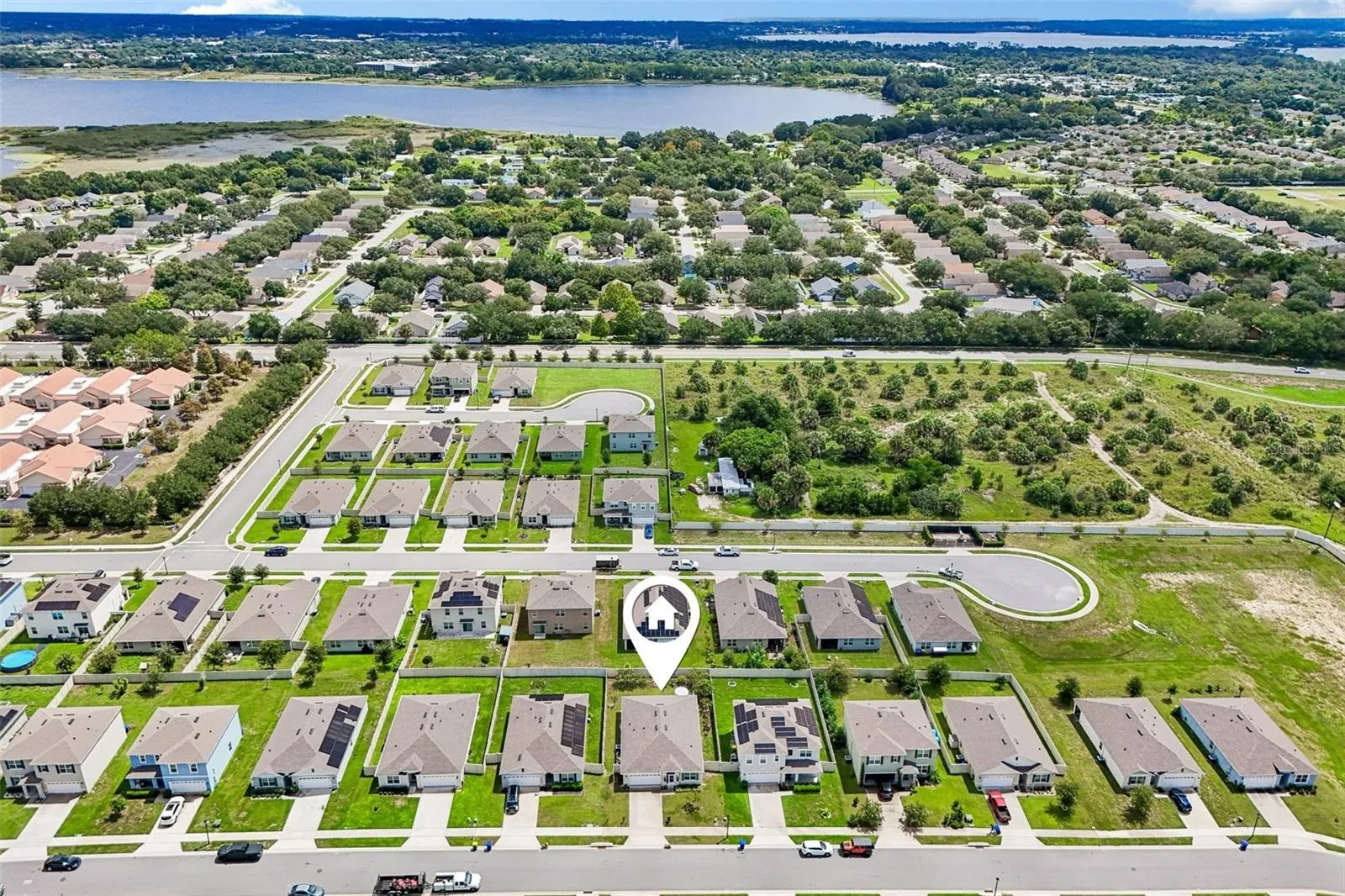 Aerial Facing East
