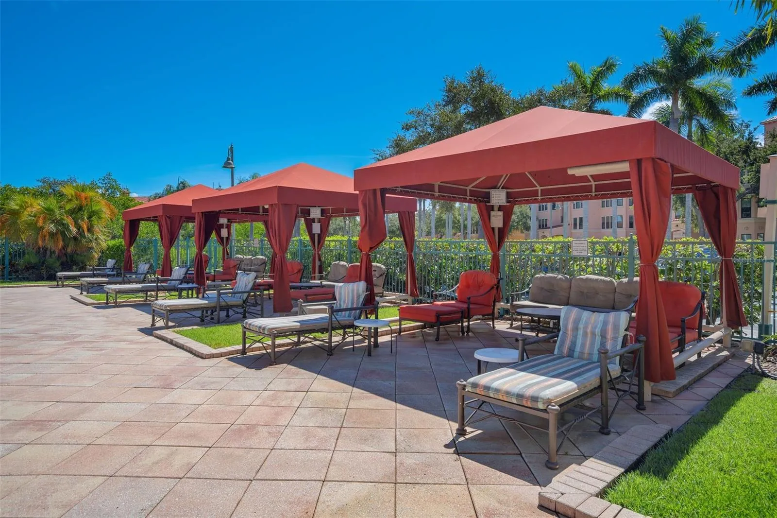 Pool cabanas