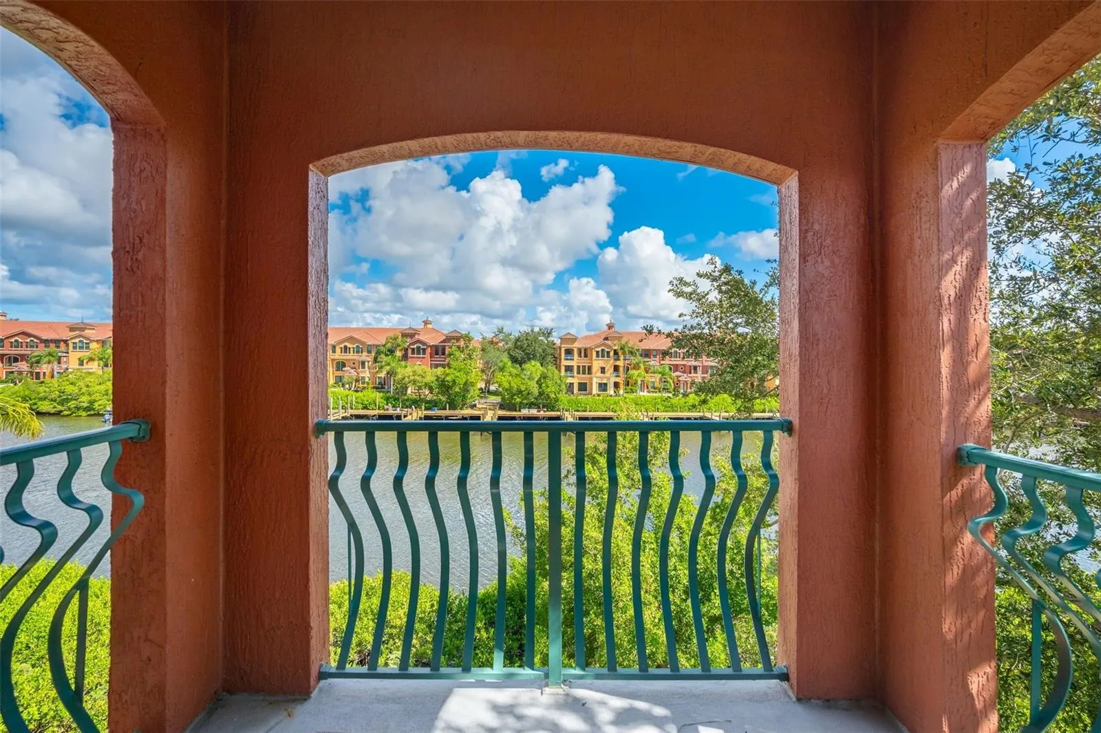 Water views from balcony