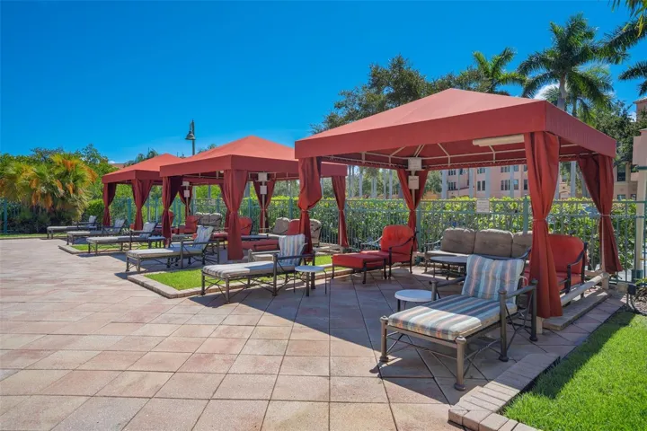 Pool cabanas