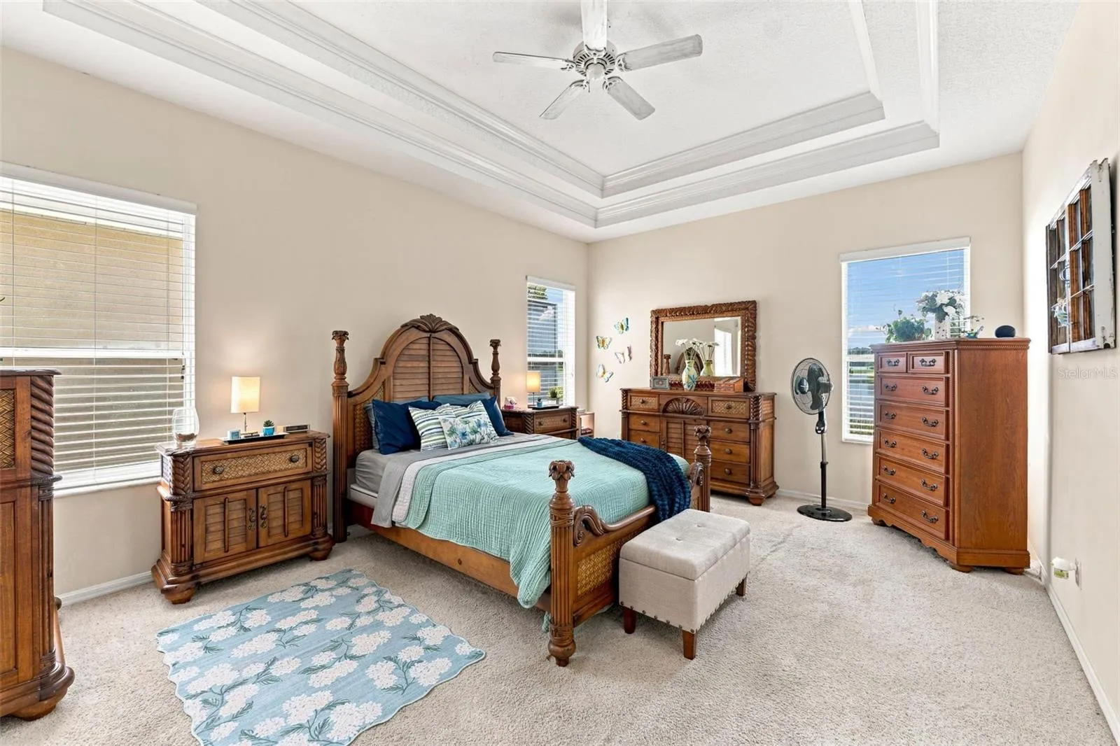 Huge Primary Bedroom with lots of Natural Light