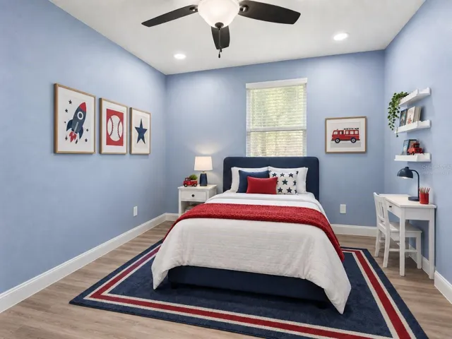 Virtually Staged - Second Bedroom