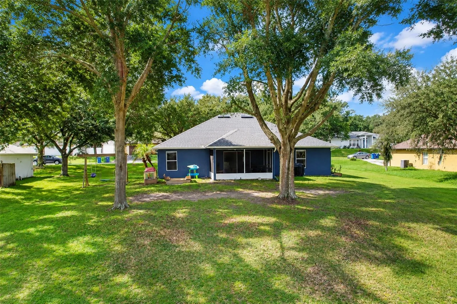 Rear of home