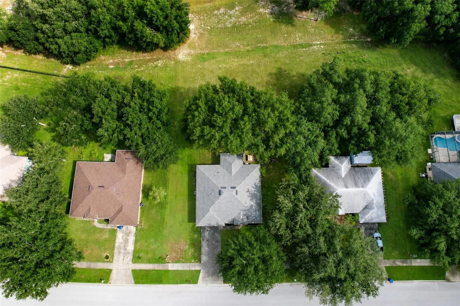 Aerial view of home