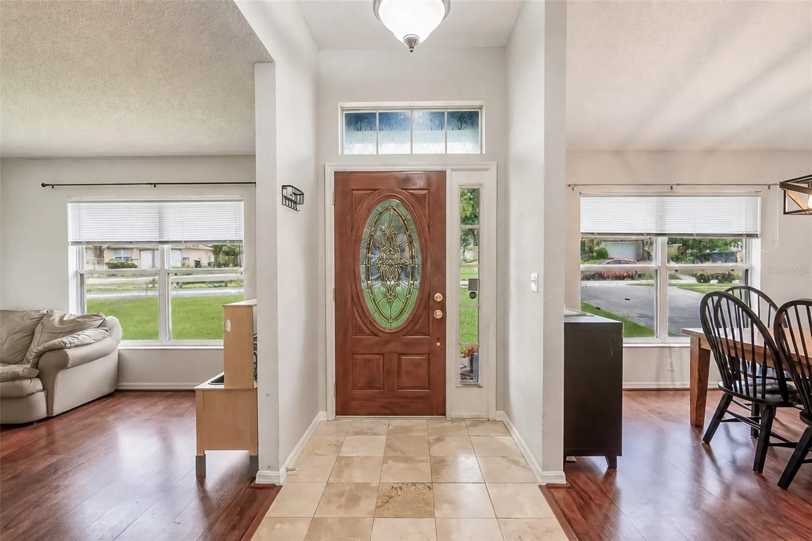 Interior front entry