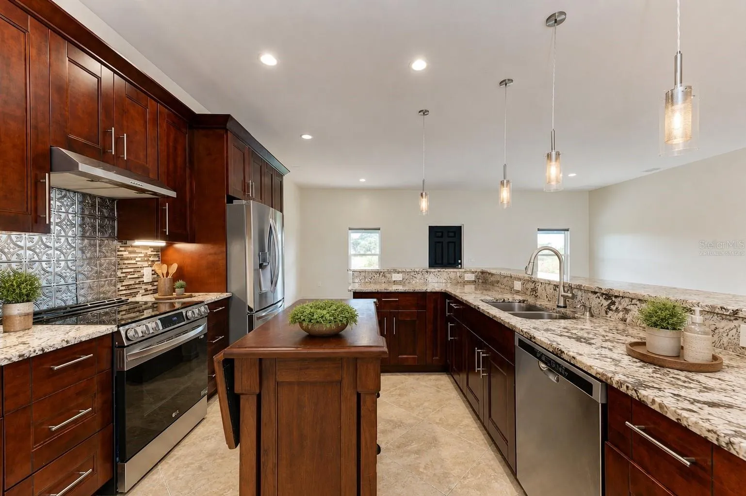 Virtually Staged Kitchen