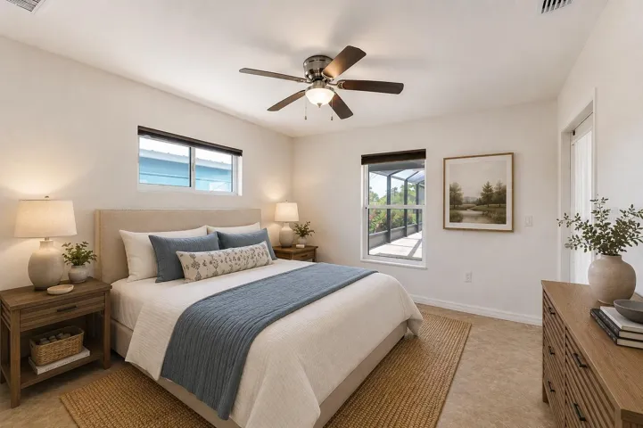 Virtually Staged Bedroom 3