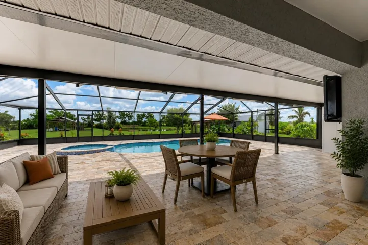Virtually Staged Lanai
