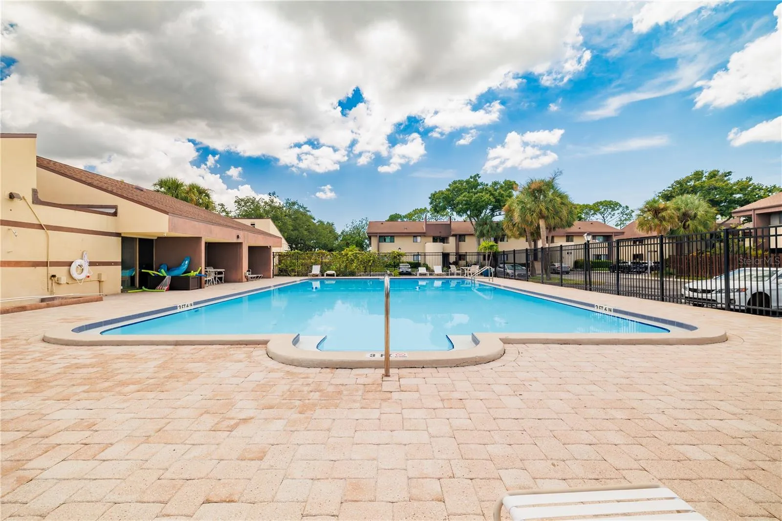 The large main pool, is perfect for your daily laps and exercise