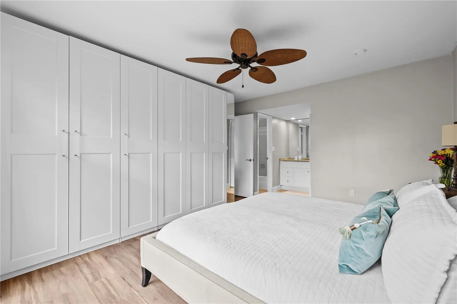 Built in closets for extra storage