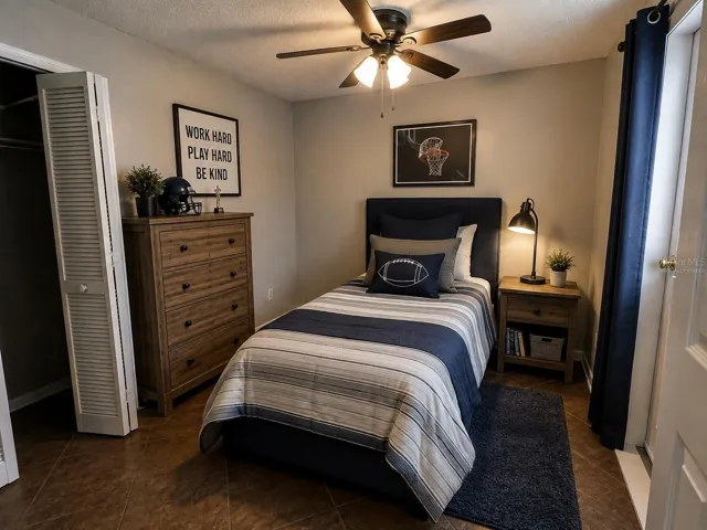 virtually staged bedroom 3