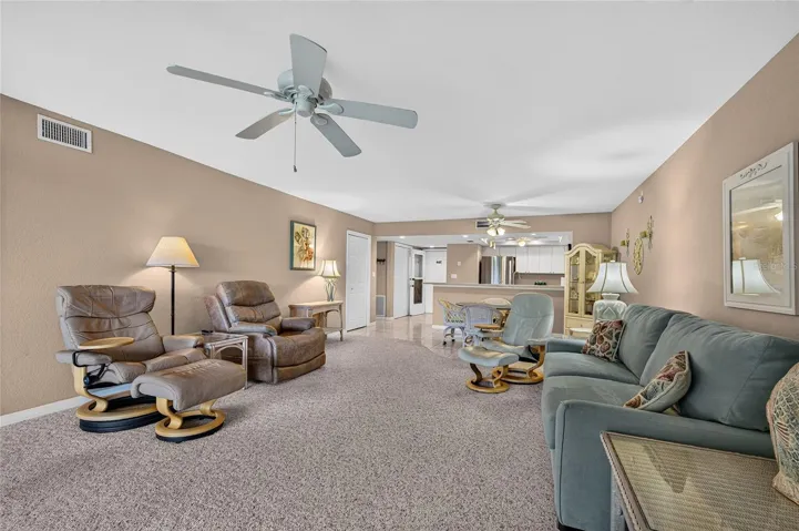Living room, looking toward front door