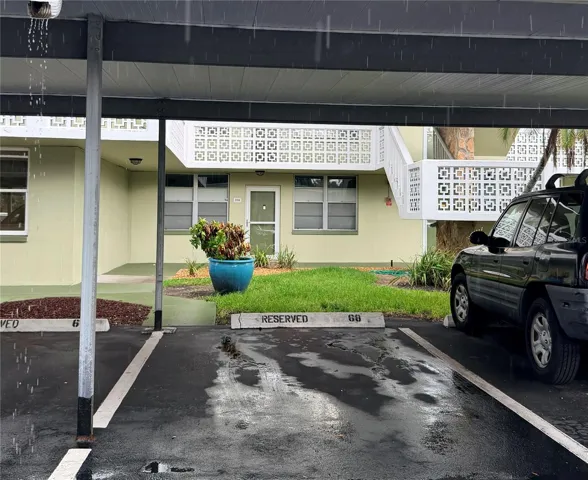 Assigned covered space almost directly in front of Unit