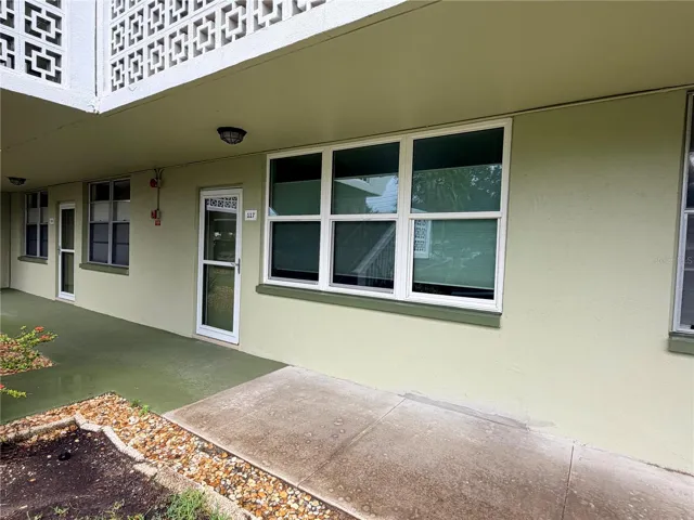 View of front of unit