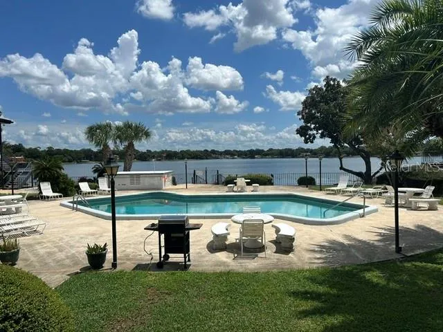 Community Pool overlooking Lake Pineloch