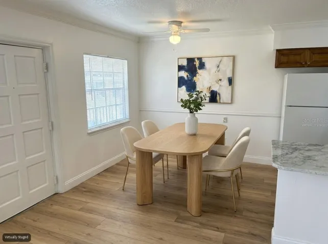 Virtually Staged Dining Room