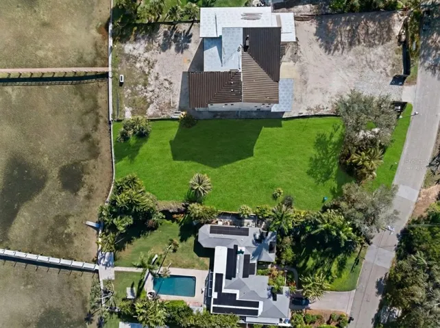 Virtually Staged Lawn.