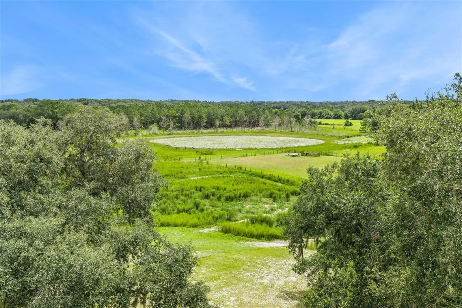 From the sky, you can see why this location is truly special: privacy, views, and room to roam.
