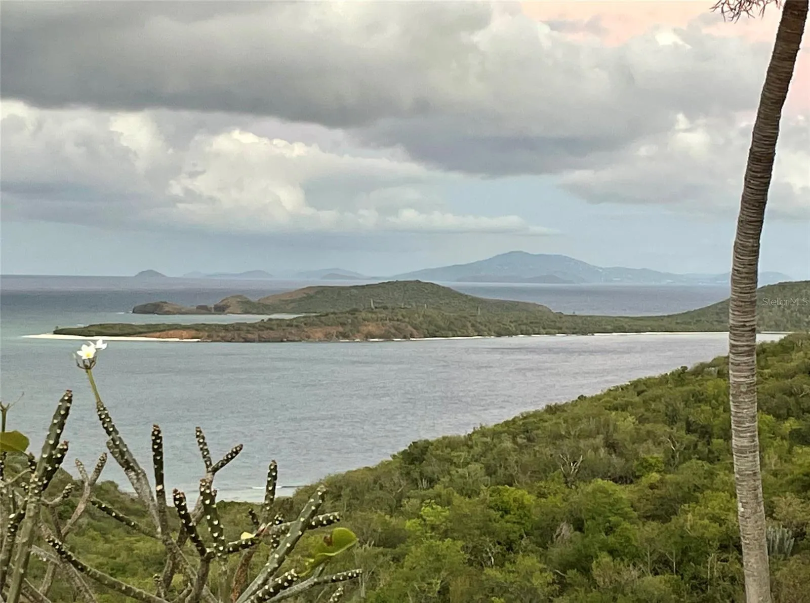 View of the Virgin Islands -- 11 miles distant.
