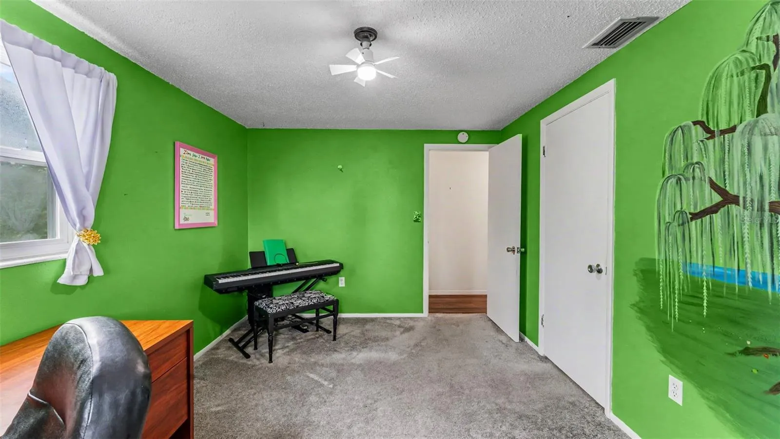 3rd bedroom/office/workout room