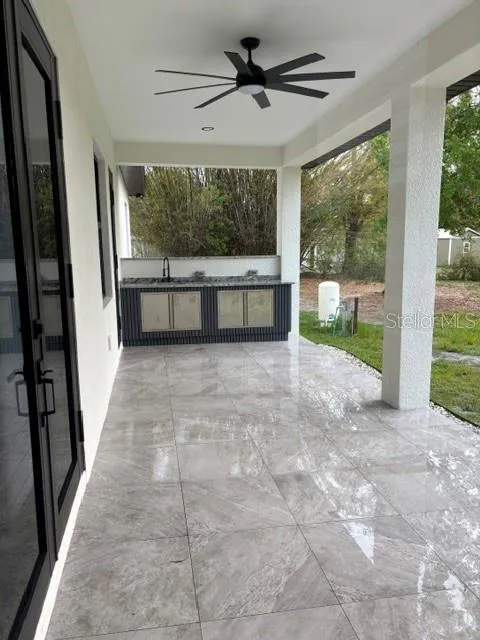 Rear porch
