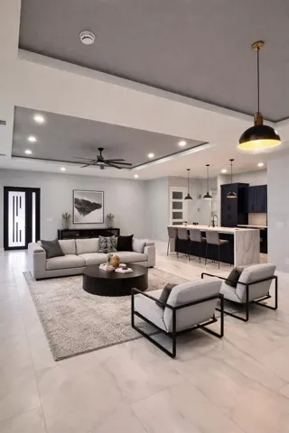 Living room Virtually Staged