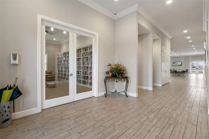 Clubhouse foyer
