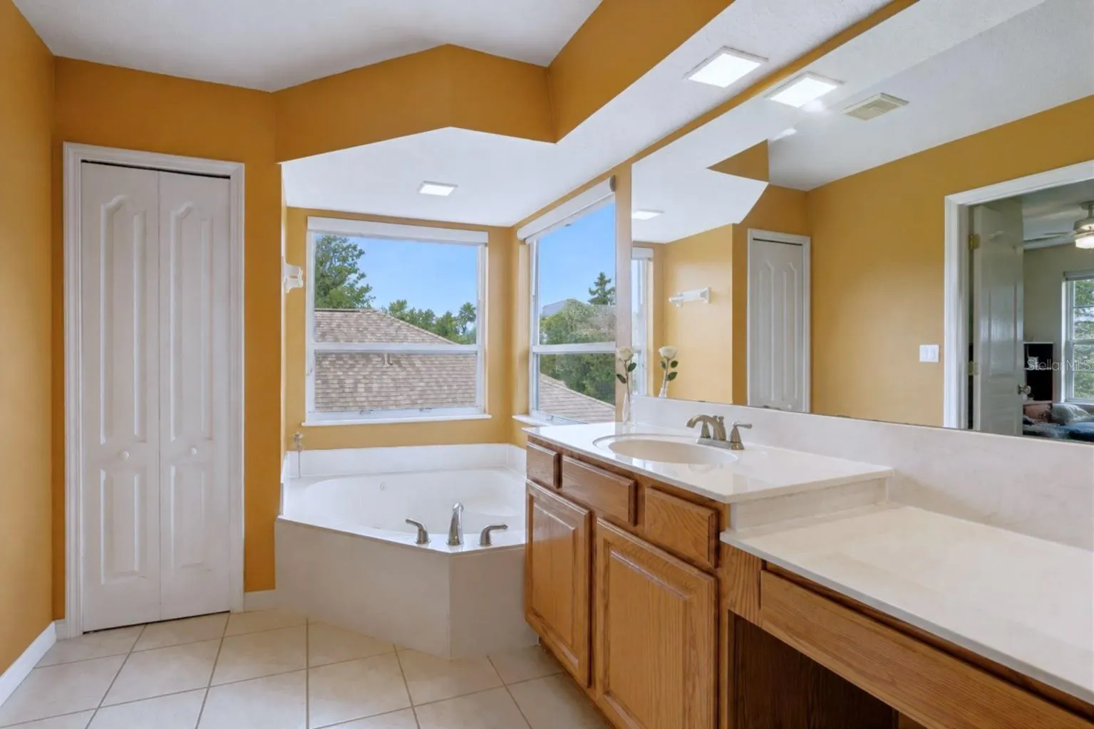 Primary En Suite Bathroom with Jacuzzi Tub