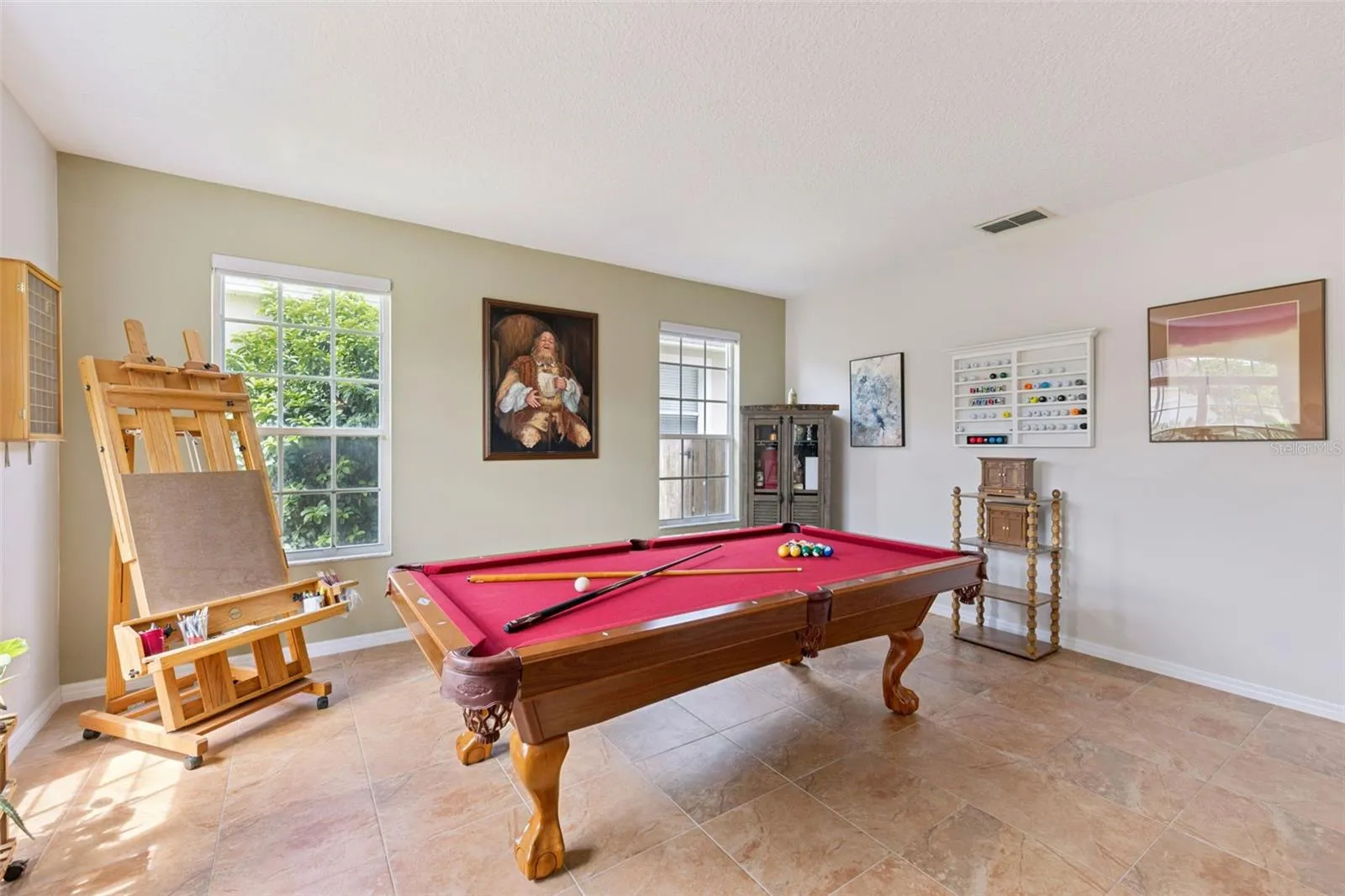 First Floor Flex Room - Pool Table Conveys