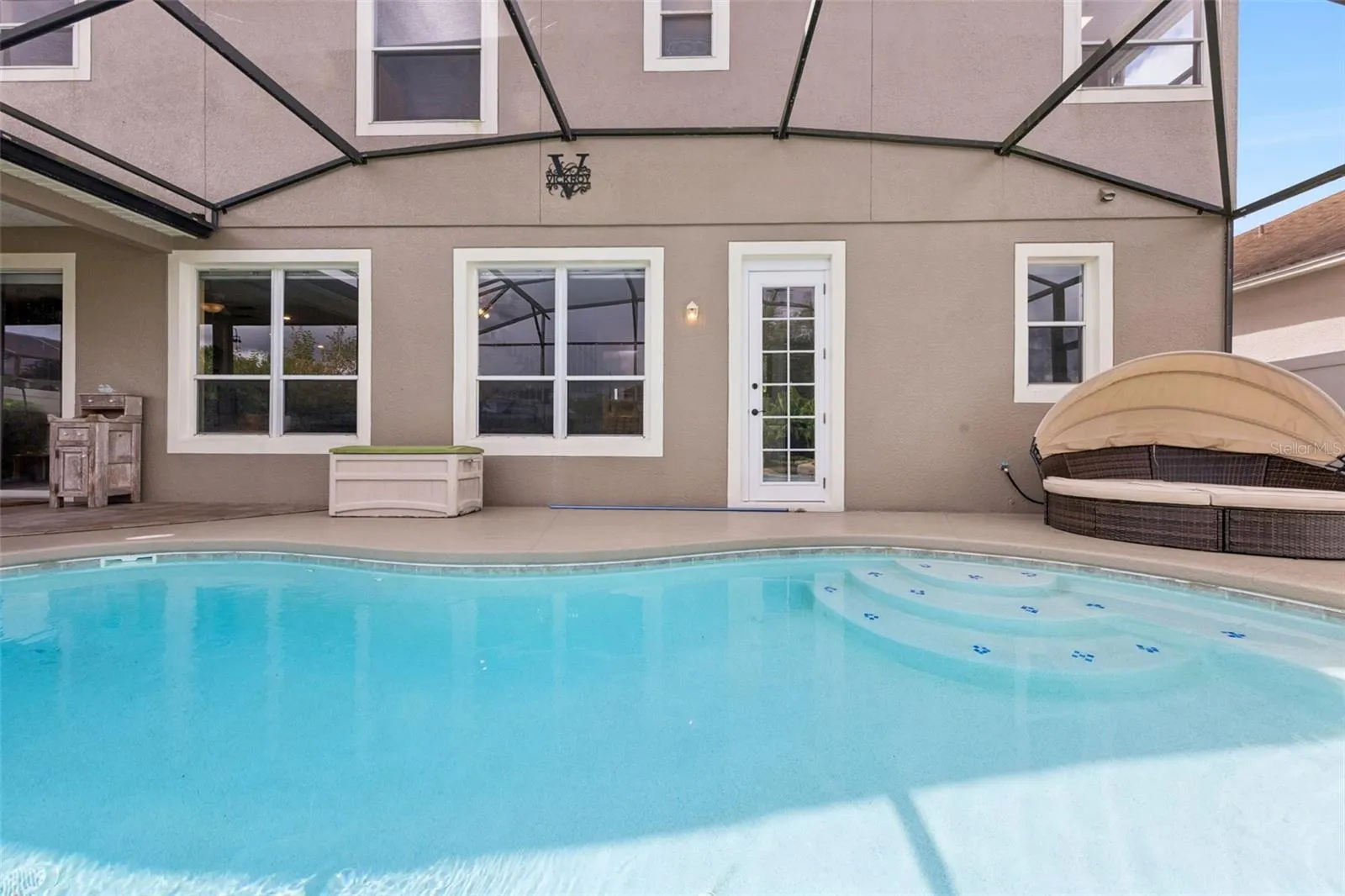 Screen Enclosed Heated Pool and Spa