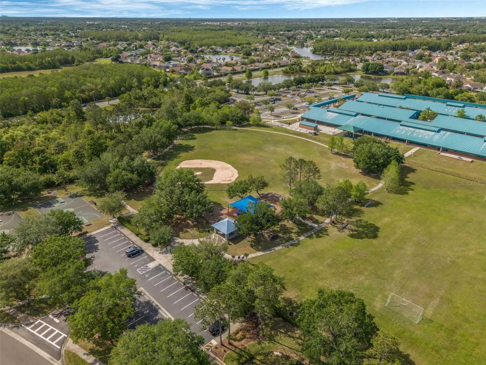 Community Park (Freedom Park) with Baseball Field and Soccer Field