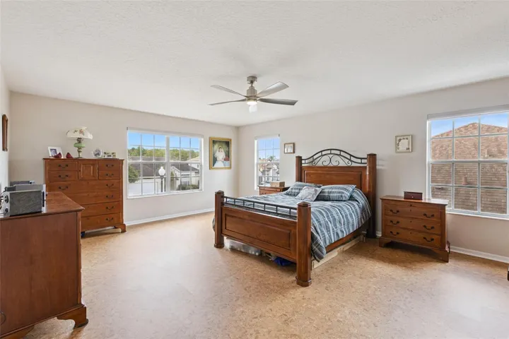 Primary Bedroom view from Double-Leaf Doors - Second Floor
