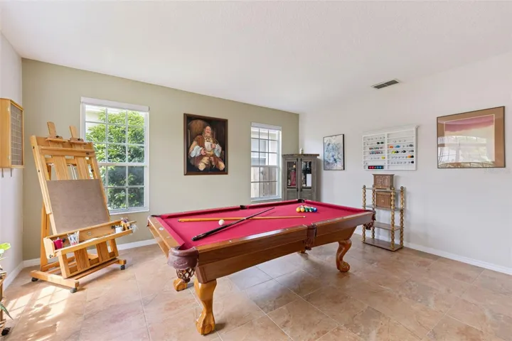 First Floor Flex Room - Pool Table Conveys