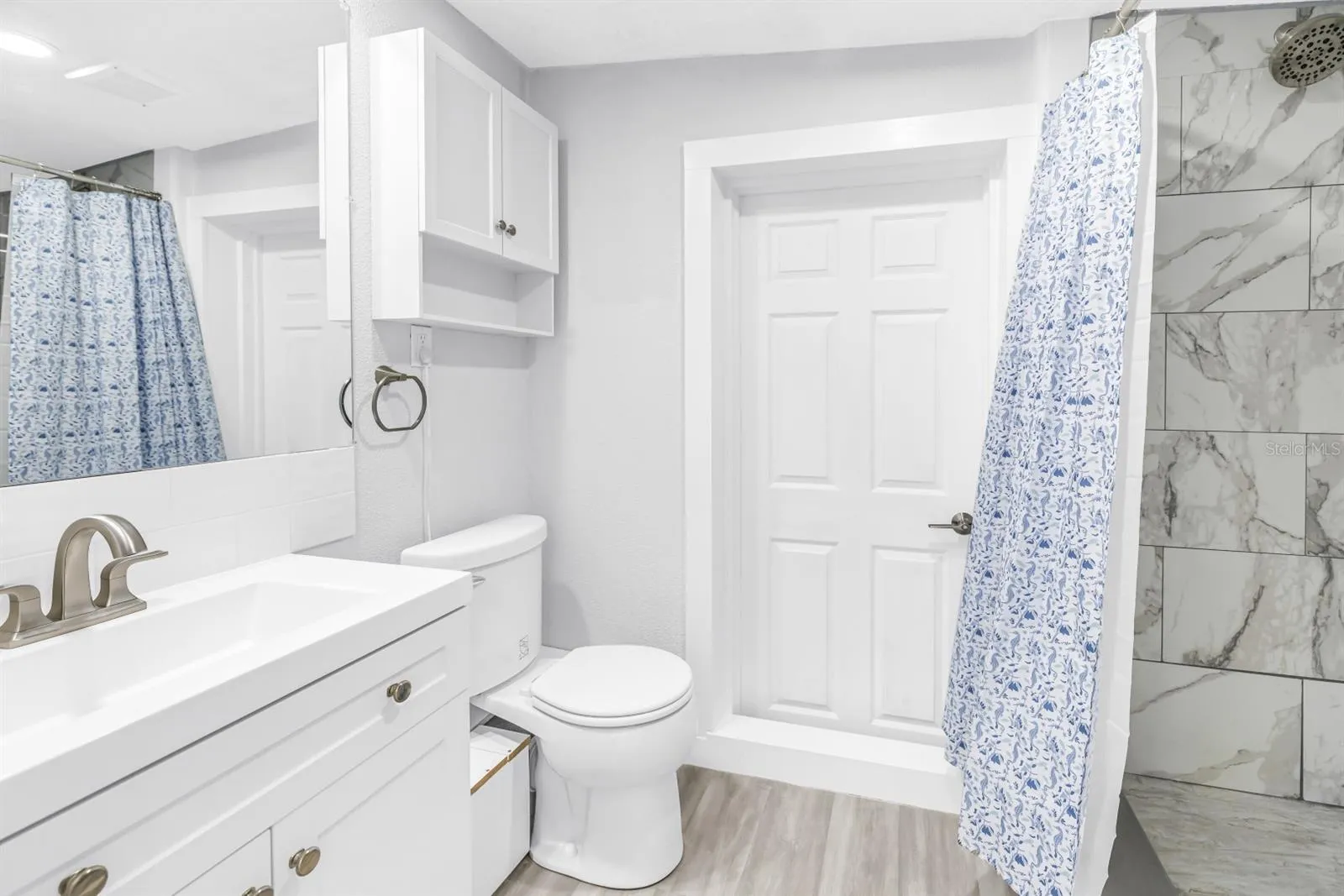 Primary bathroom with massive shower