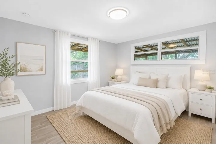 Second bedroom, virtually staged