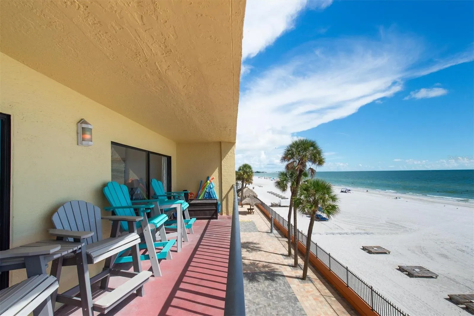 Views of the beach and gulf
