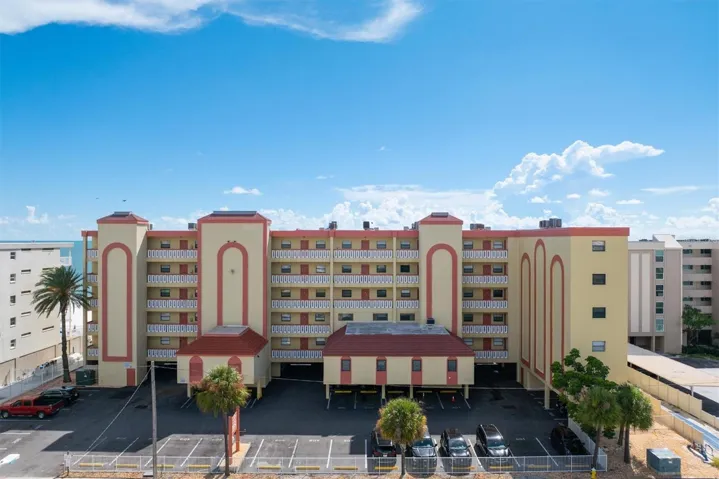 Front aerial of the building