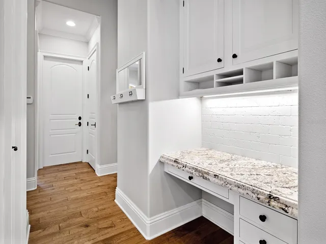 Kitchen built-in desk home management center