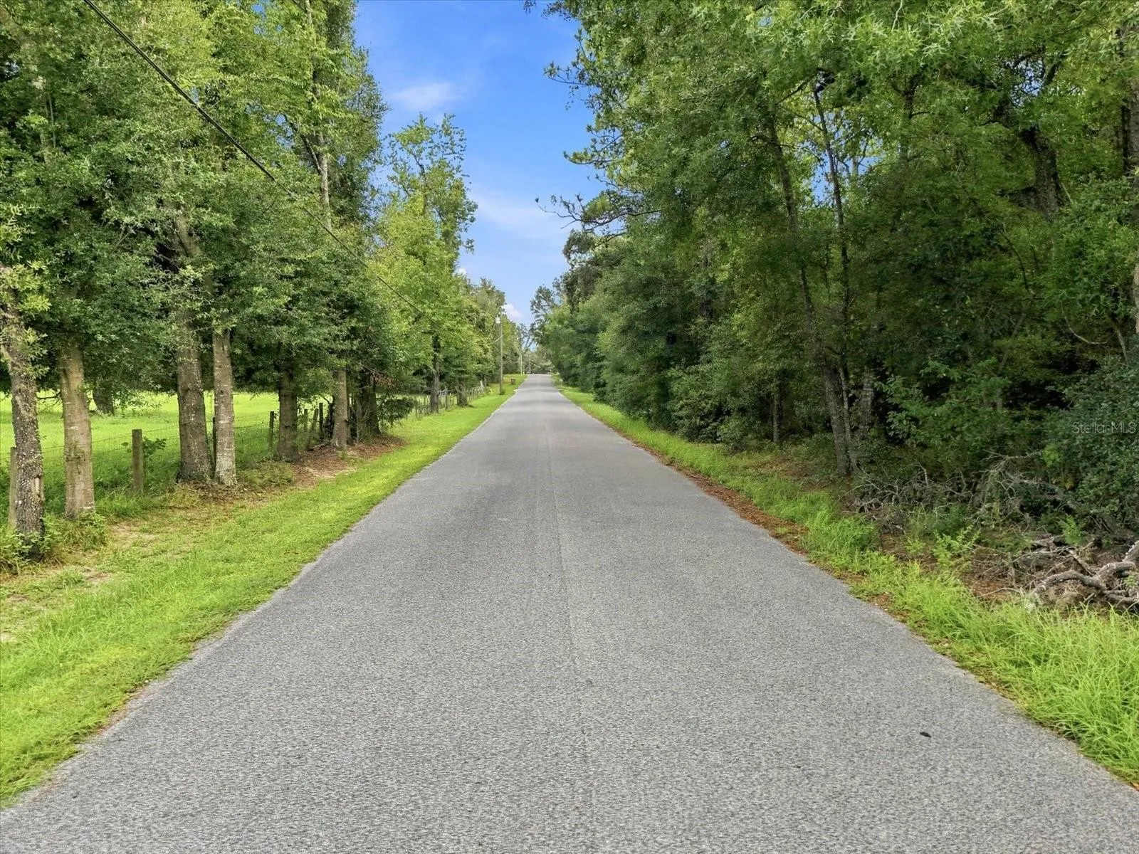 Nice paved road to property