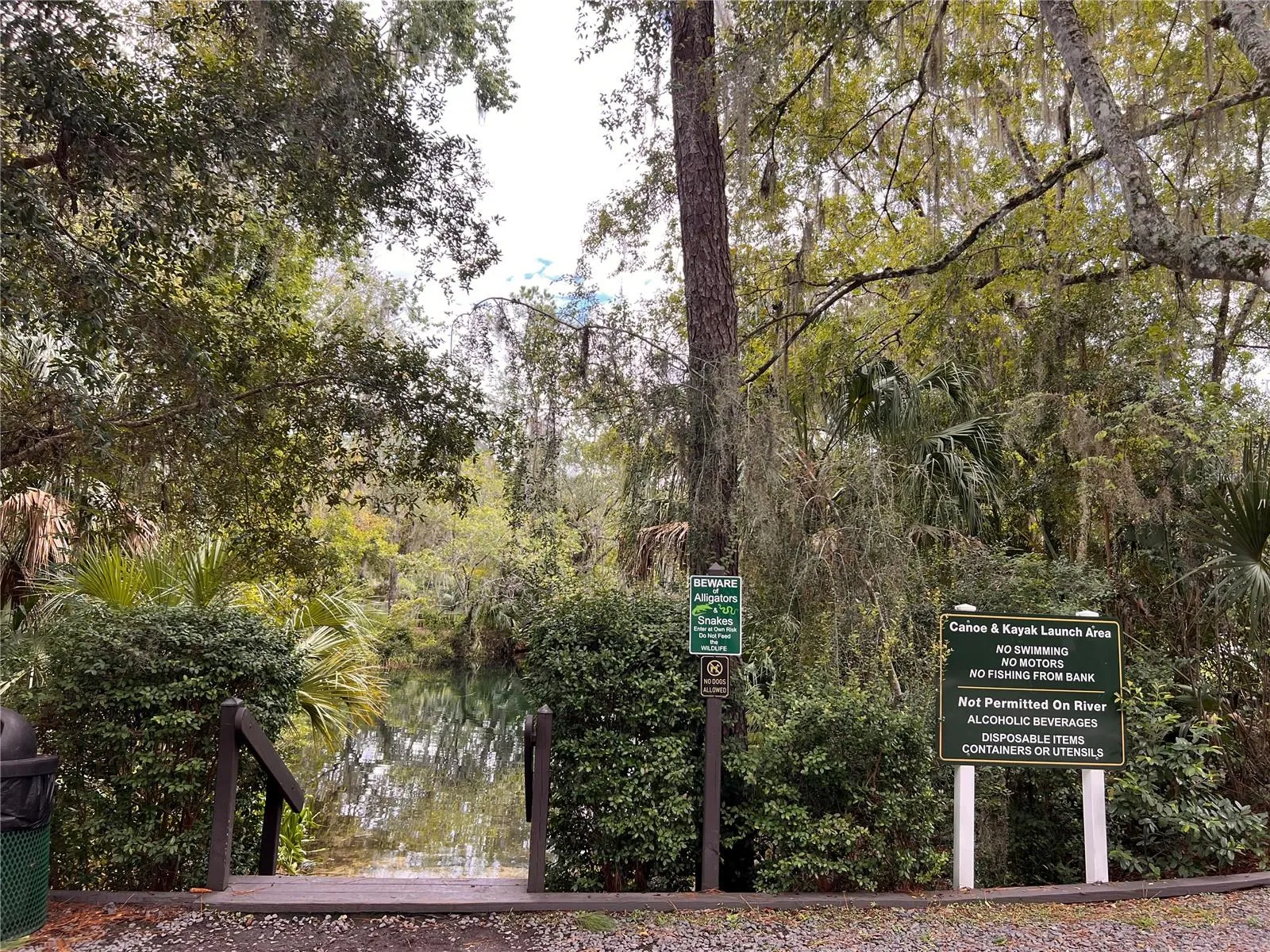 Rainbow Springs Resident River park kayak launch