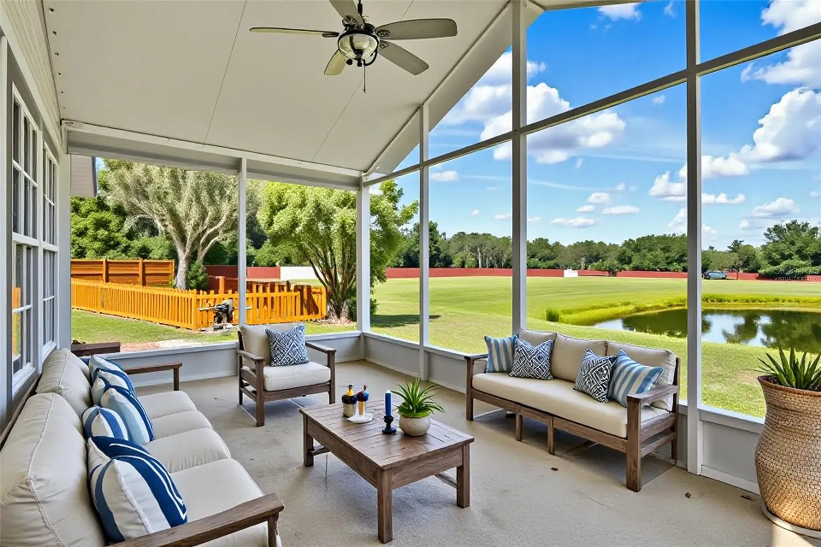 Virtually Staged Patio